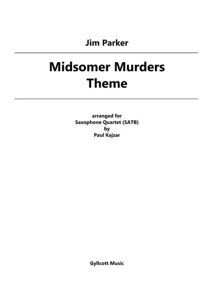 Jim Parker, Composer Of Midsomer Murders, Dies At Age 88