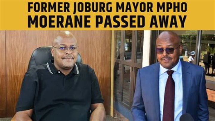 
Mpho Moerane Age At Death How Old Was The Former Mayor of Johannesburg? 
