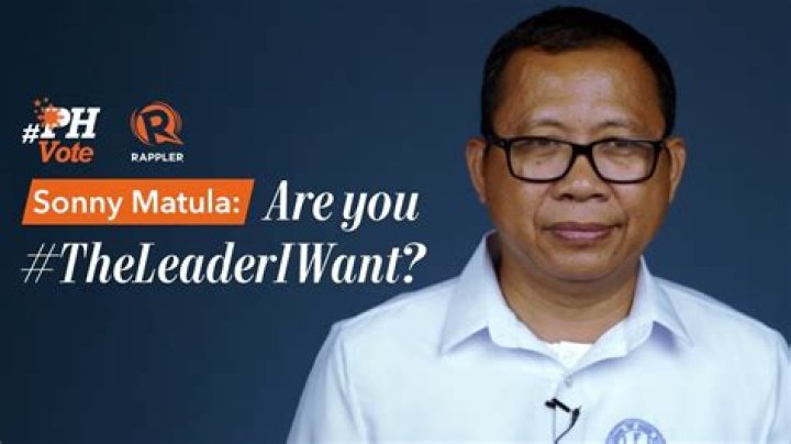 
Sonny Matula Platform & Achievements, Here Are Updates On His Status In The Ongoing Elections 