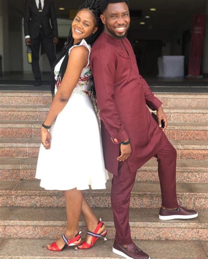 
Timi Dakolo’s Wife, Busola, Flaunts Photos Of Herself With Her Hubby As They Hang Out Together 