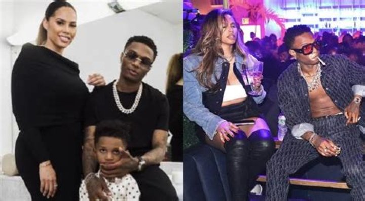 
Wizkid Posts A Rare Family Photo Of Himself With Jada Pollock And His Son, Zion. 